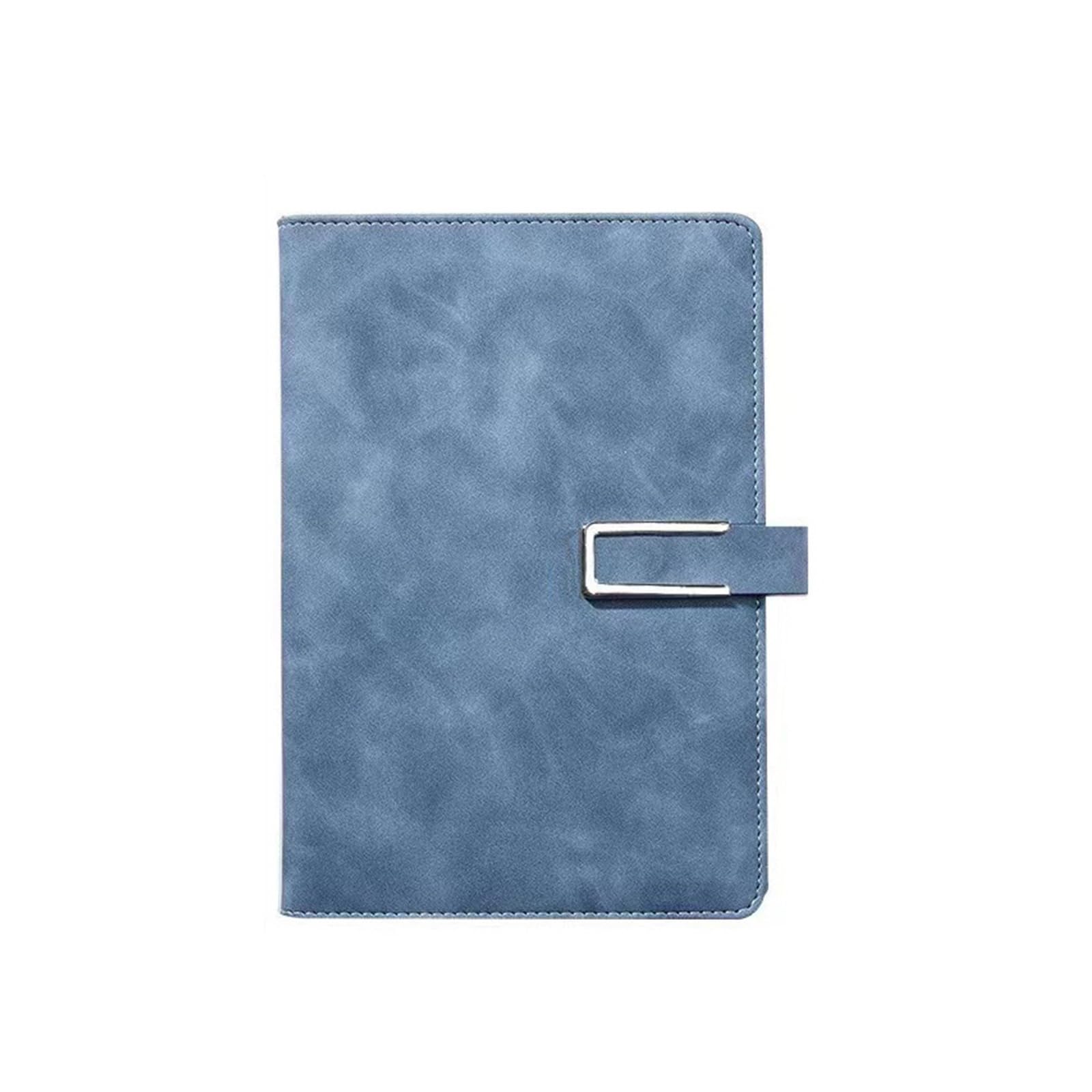 CXBDDF Business-Notebook-Gurt mit magnetischer Schnalle. Dieses Firmennotizbuch ist für die tägliche Arbeit (Argento)