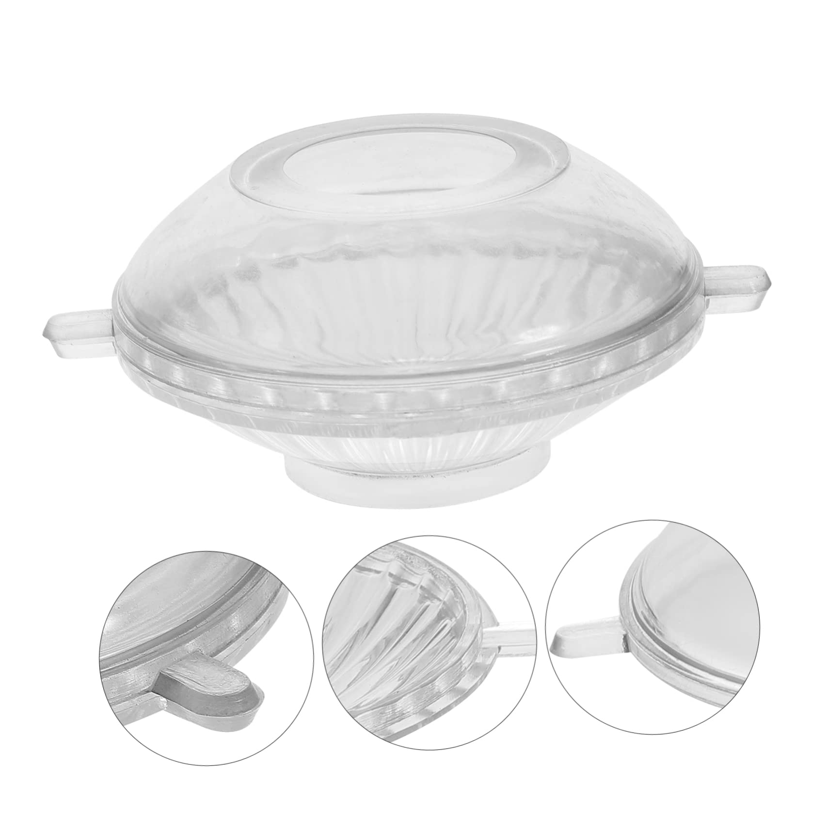 EXCEART 2 Pz Stampo Per Candele Galleggianti Per Candele a Colonna Stampo Epossidico Cilindro a Disco Candele Di Cera D'api Per Cera Fatto a Mano 3d Plastica