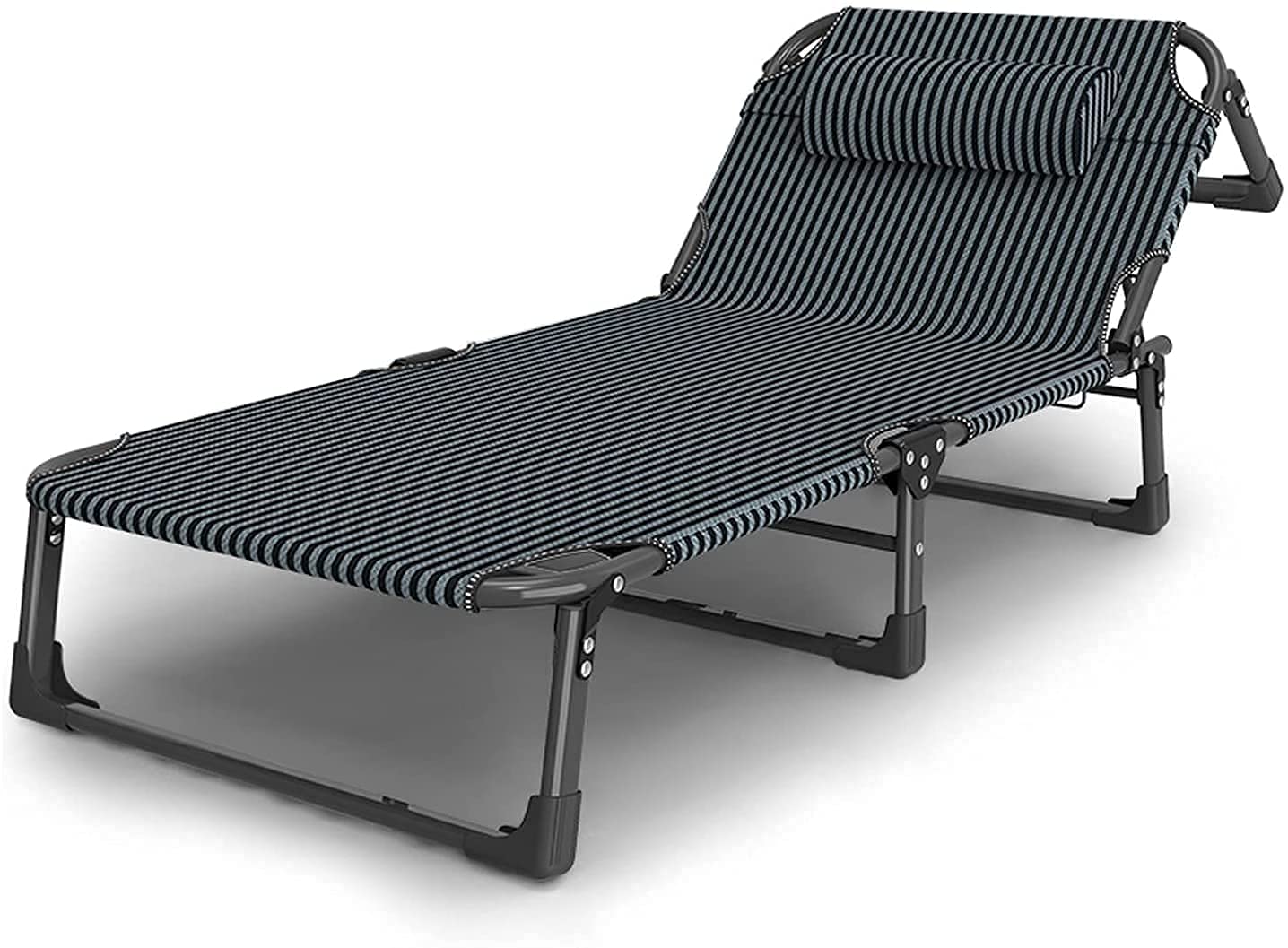 Chaise extérieur zéro gravité inclinable et pliante pour soulager le dos sur la terrasse
