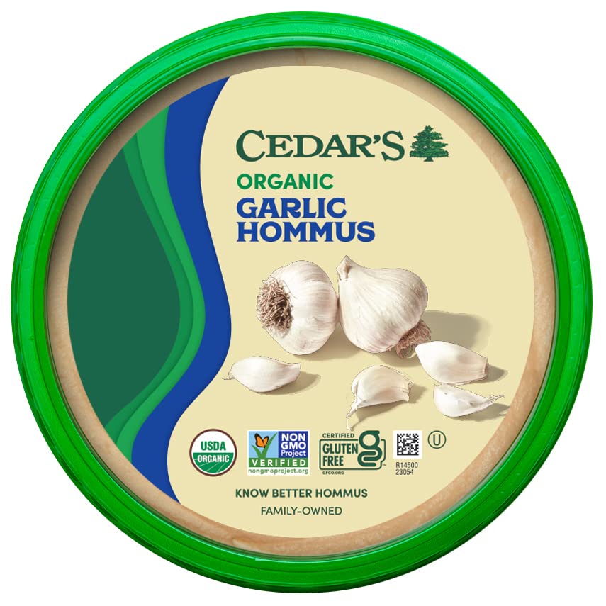 Cedar's Organic Garlic Hommus