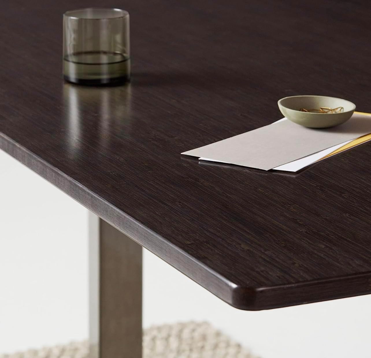 Fully Jarvis Standing Desk, Dark Bamboo, 60"x27" - Image 4