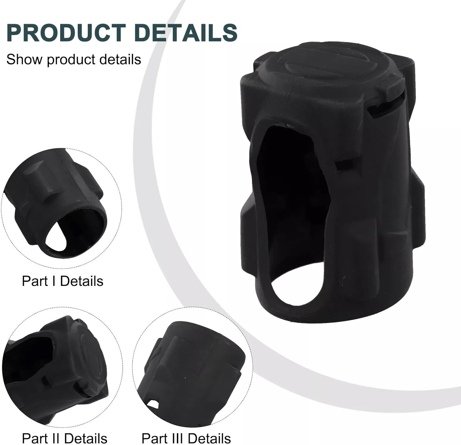 M18 49-16-2854 Compact Impact Wrench Rubber fit for M18 3/8" （2854-20） and 1/2" Compact Impact Wrench（2855-20）（2855P-20）- (Black)