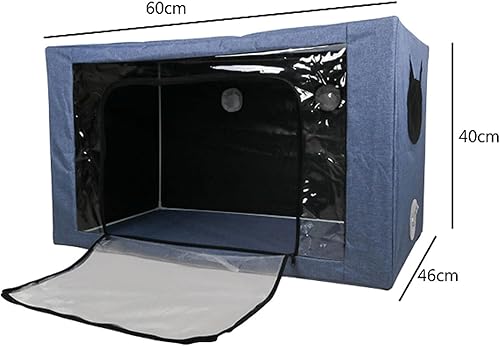 Miniatura 2 de Caja de terapia de oxígeno para perros y gatos, caja de nebulización para cachorros, caja de nebulizador de gatito, atomización de mascotas