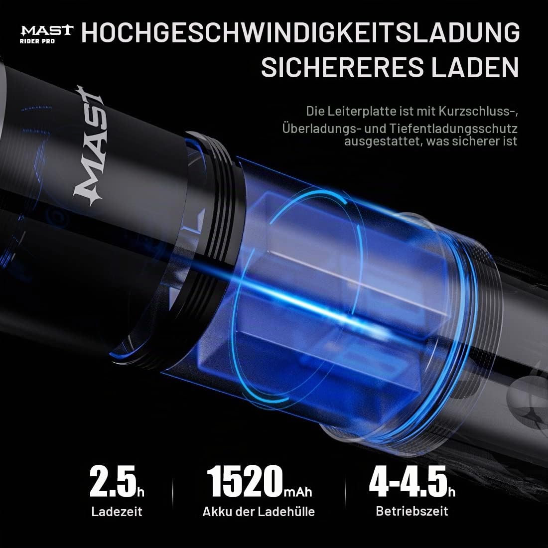 Mast Rider Pro Wireless Tattoo Maschine Pen Rotary tätowiermaschine Tattoo Gun 4.0mm Stroke Length Brushless Motor für Tätowierer