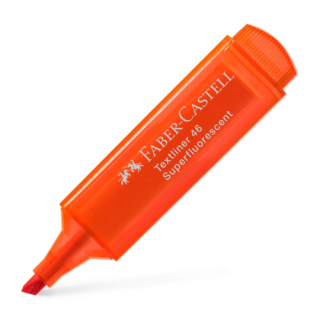 Faber-Castell Textliner 46 Textmarker Superfluoreszierend, Orange, 50 Stück