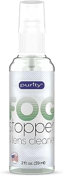 Purity Fog Stopper and Lens Cleaner Spray - Anti Fog Spray for Glasses