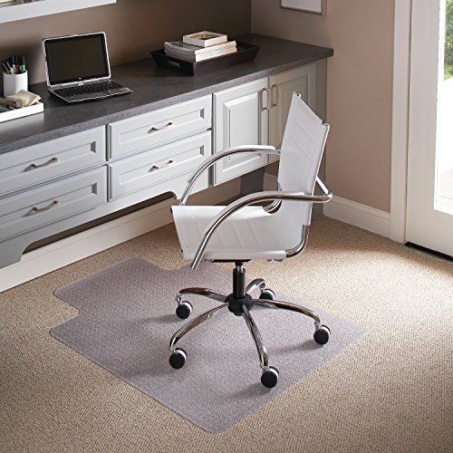 Chair Mat For Flat To Low Pile Carpet, 45"X53" Rectangle With Lip #TOP1