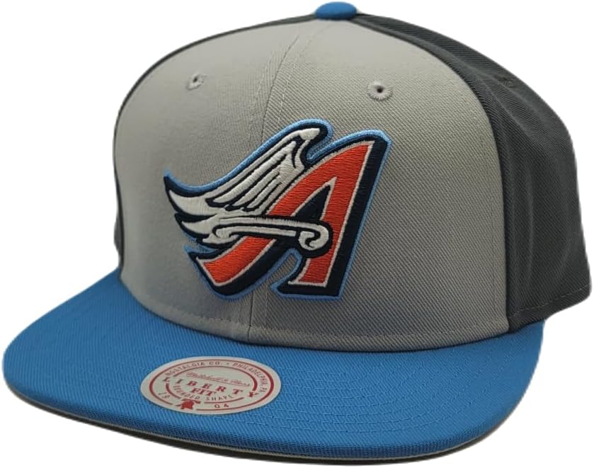 Los Angeles Angels of Anaheim New Triple Play Liberty Blue Gray Black Era Snapback Hat Cap