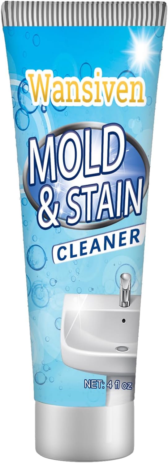 Wansiven Mold Remover, Household Gel, Effectively Removes Black Mold, Household Removal Gel for Kitchen Bathroom Tile Sink Stains 120 g