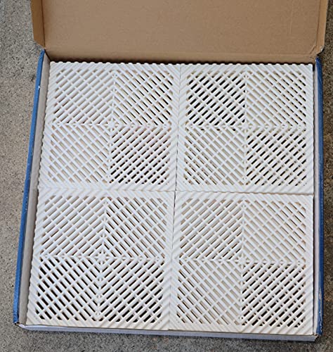 Ready Covers - Radiator Cover Heating Cabinet For Your Home And Office - Fits Most Small and Medium Size Radiators: WHITE - 30 Tiles! (30, White)