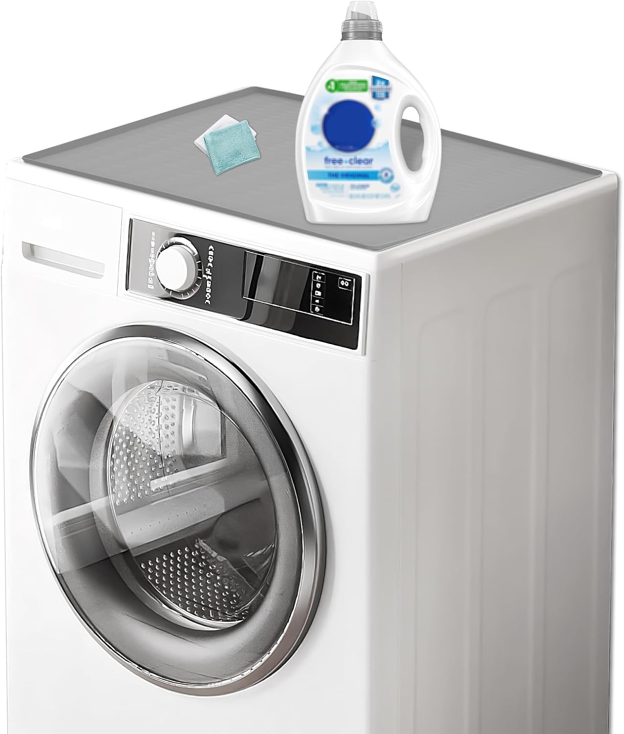 Washer and Dryer Top Protector Mat, 23.6“ x 19.7" Silicone