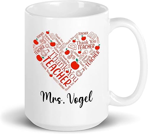 Taza de agradecimiento para profesores, regalos personalizados para profesores, regalo de agradecimiento al profesor, regalo para profesores de