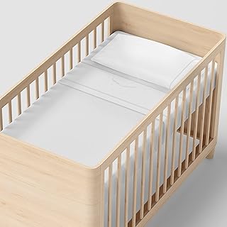 Jogo De Mini Berço Mami Clássicos Contem 03 Peças, Papi Textil, Clássico Branco, 01 virol 92cm x 76cm, 01 lençol 92cm x 65cm, 01 fronha 40cm x 28m, pacote de 3