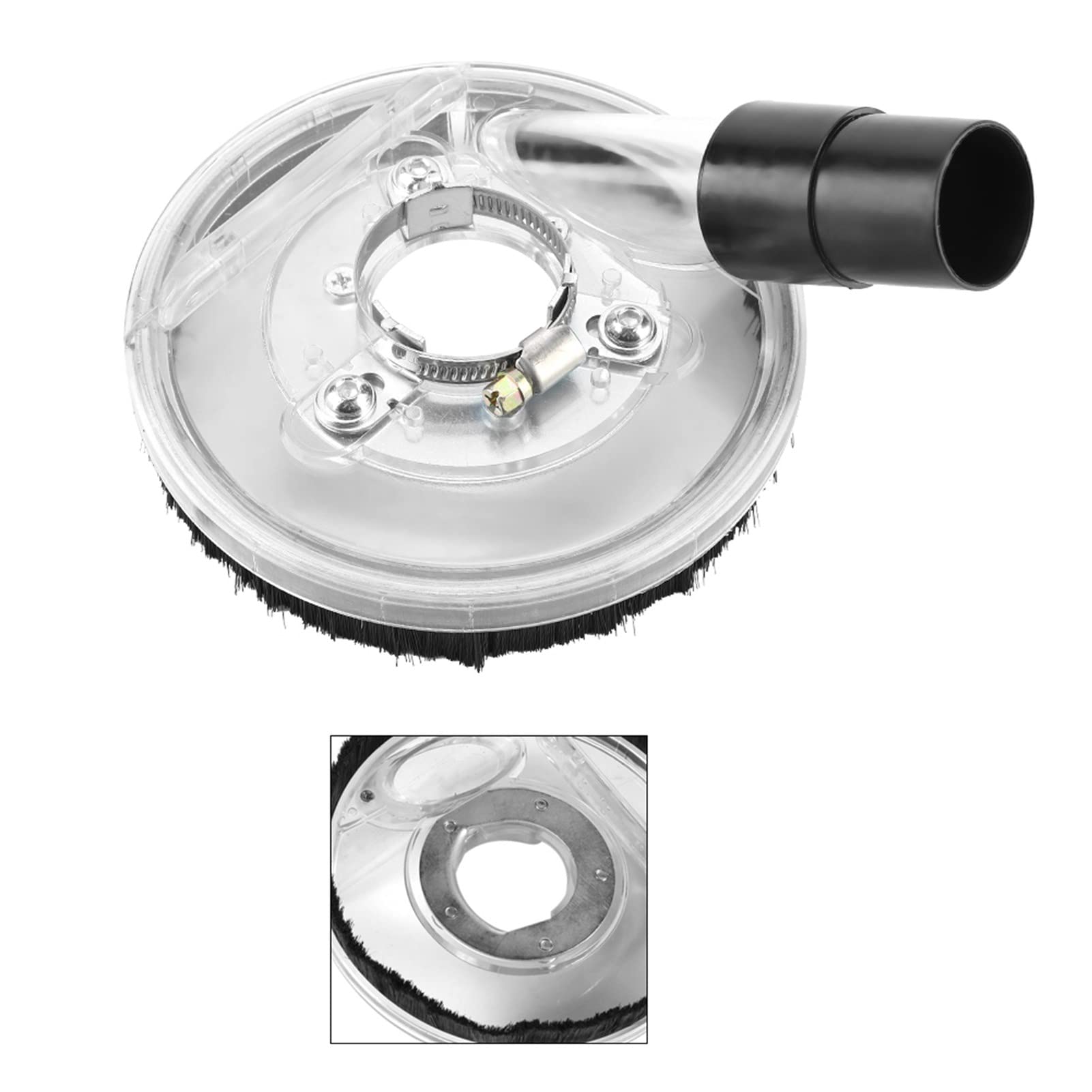 Dust Shroud Kit, Grinding Dust Dry Cover for 4 5 Angle Grinders Cover and Wet Polisher Concrete Cup Wheels Hand Grinder Power Tool Accessories