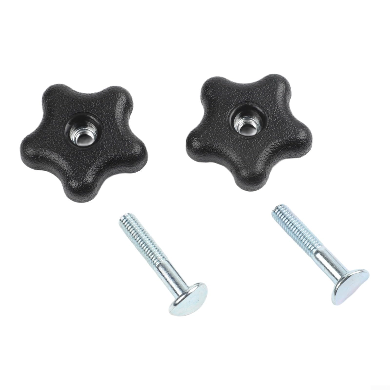 Plum Style Bolt and Handle for Lawn Mower Height Selector Levers and Snow Blower Chute Angle Adjusters (2pcs)