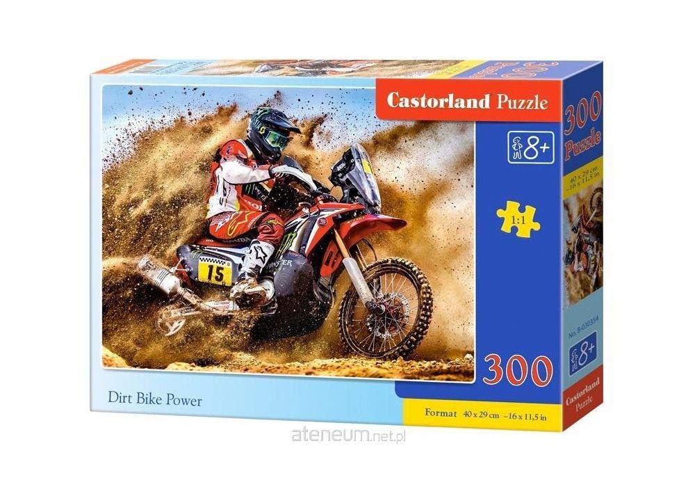 Castorland Dirt Bike Power B-030354, Multi-Colour, 300 Pieces