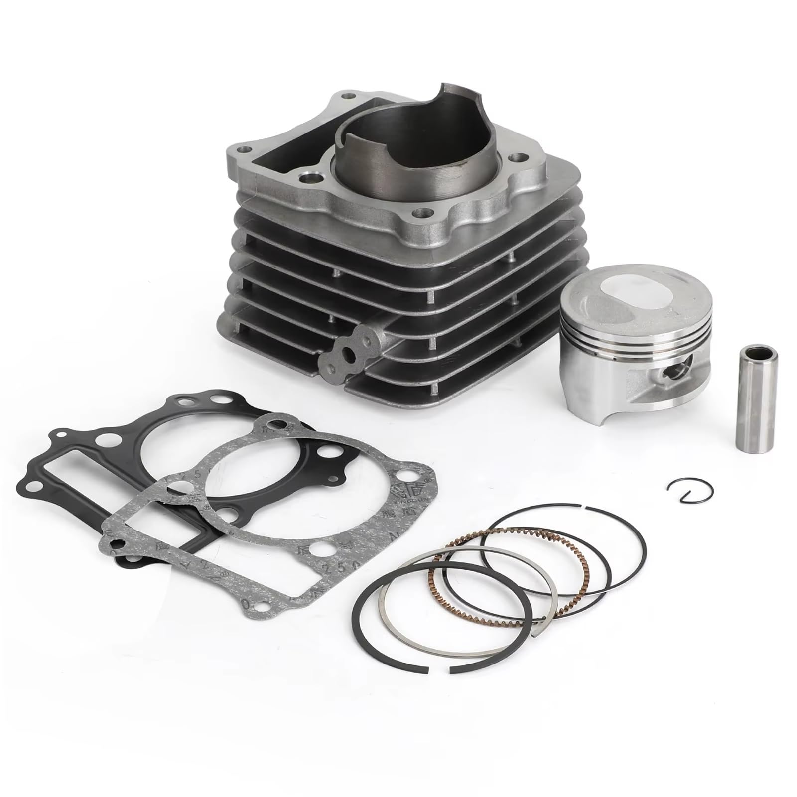 Moto Testata Del Cilindro Compatibile Con Suzuki Per DR200 Per Djebel 1992 1993 1994 1995 1996 1997 1998 1999 2000 2001 2002 2003 Kit Guarnizione Testata Pistone Cilindro 66mm