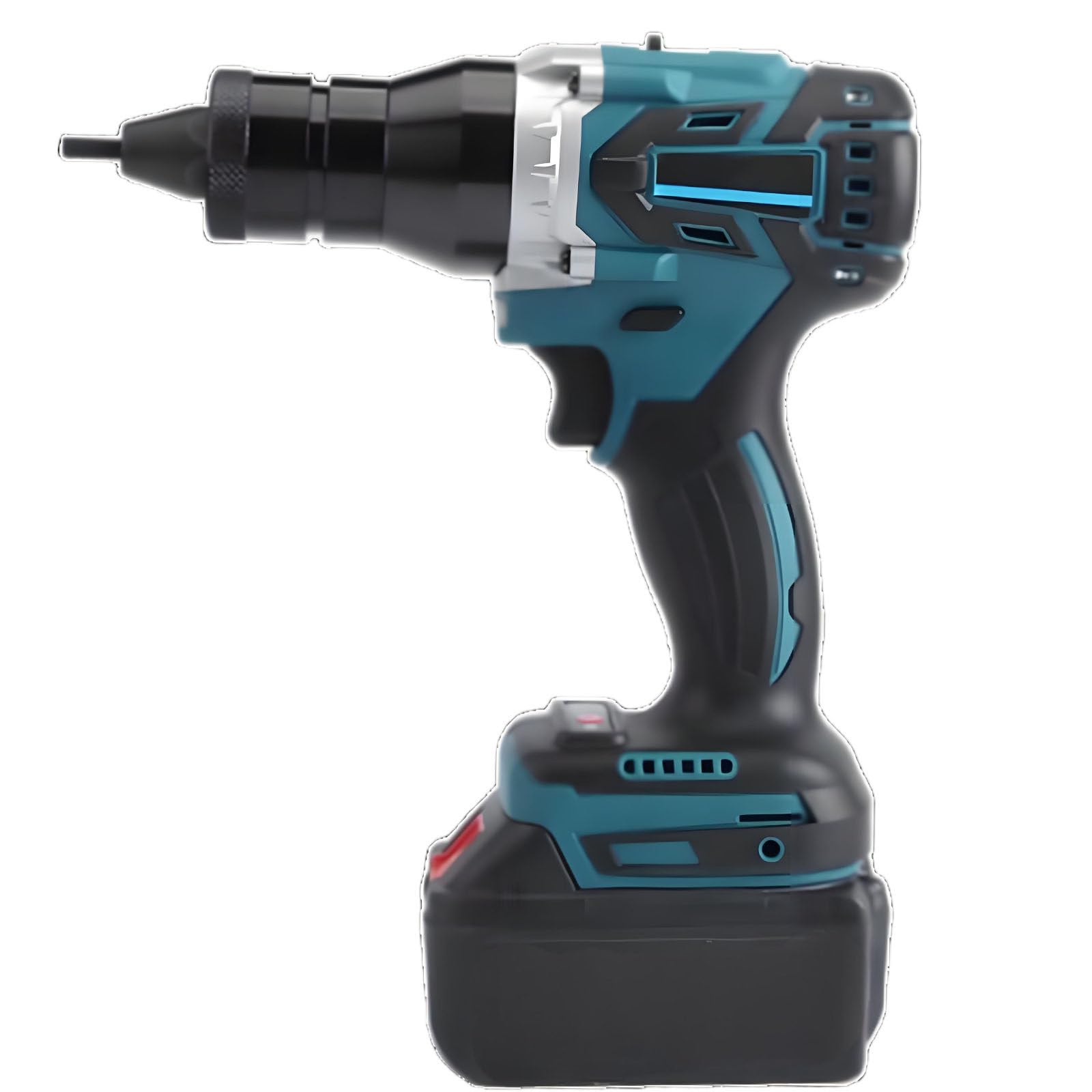 Pistola Remachadora InaláMbrica BateríA, Potencia De 5200 Mah, para Tuercas M3 M4 M5 M6 M8 M10 M12