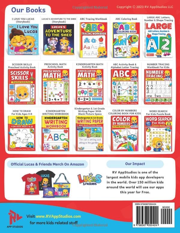 Coloring Book For Kids: 100+ Super Cute Jumbo Animals, Toys, Vehicles & More For Babies and Toddlers | Fun Coloring Pages For Boys & Girls Ages 2-4 2 61RUvE4aOML