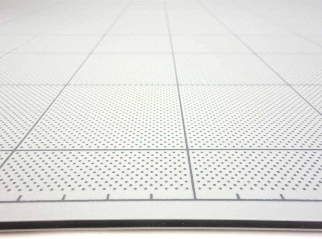 Tappetino di taglio ma-43 m entrambi i lati 3 mm di spessore 600 x 450 mm grigio (Japan Import)