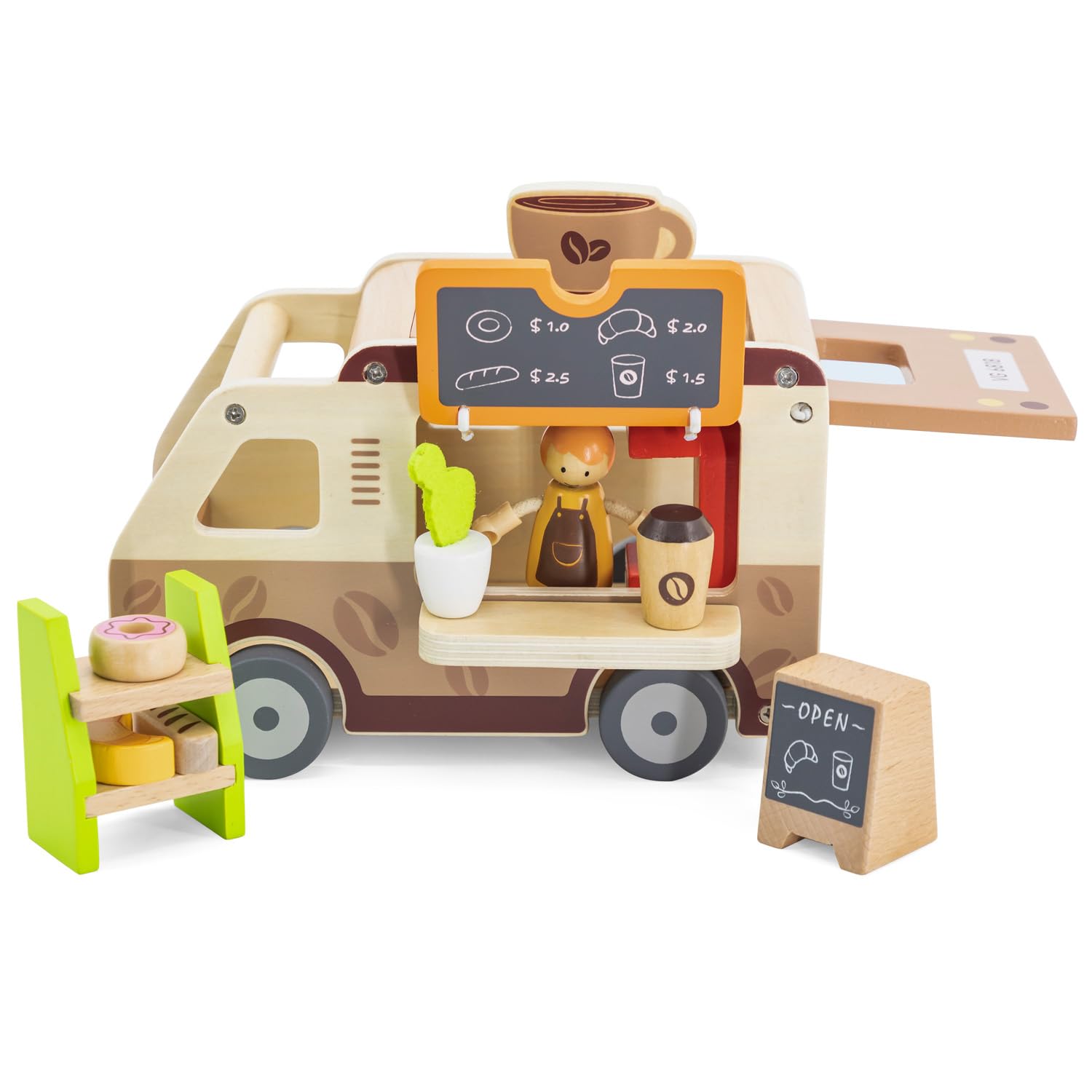 Viga Toys Coffee Truck