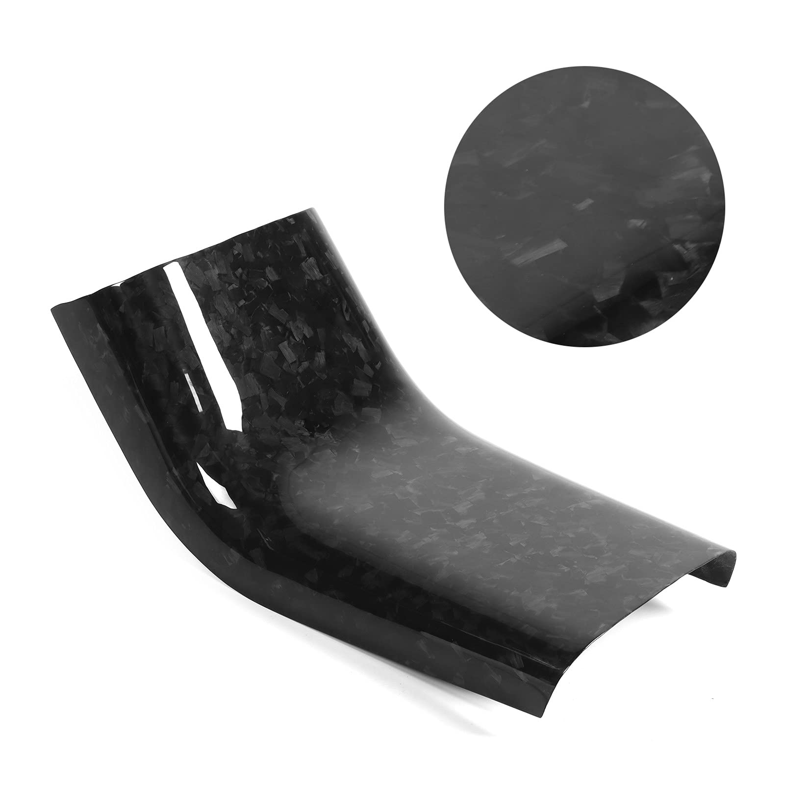 Trockene Carbonfaser-Abdeckung für 2018-2021, Marmoroptik | Originale Passform, Klebeinstallation ohne Bohren, - und kratzfest, für Konsole und Lüftungsgitter.
