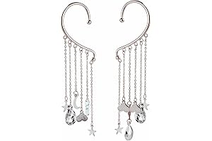 Bohemian Angel Tears Ear Cuff