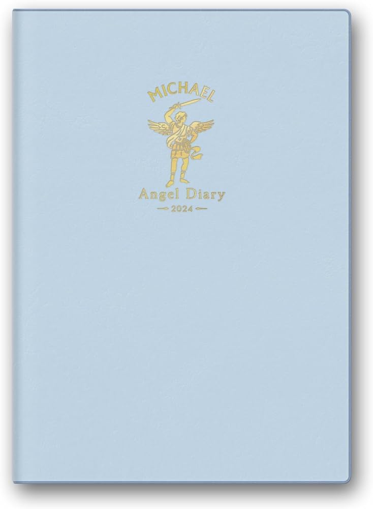 エンジェル ダイアリー 2024 （ ミカエル 限定色 ライトブルー ） 手帳