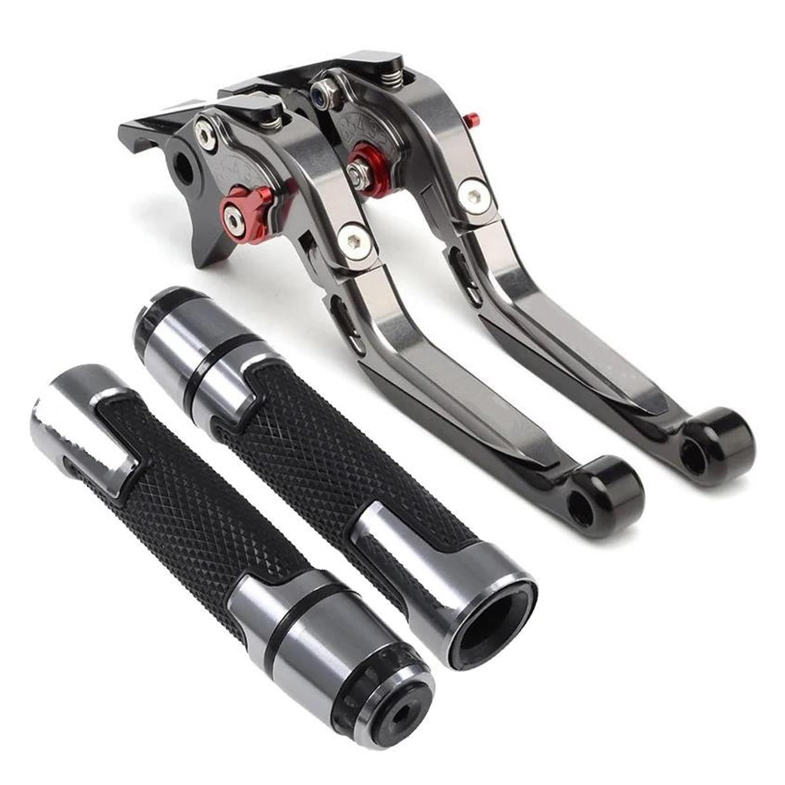 Mamxvkvzeu Y Motorbike Brake Clutch Handle Levers For Suzuki Sv650 Sfv650 For Gladius Sv 650 Dl650 For V-Strom Xt 2009-2015 Motorcycle Folding Brake Clutch Levers Handbar End Grips(Y)