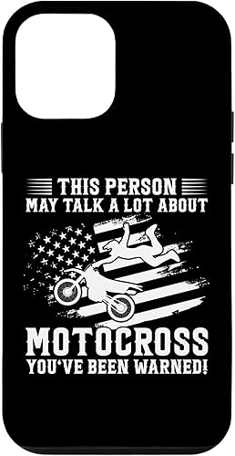 Funda para iPhone 12 Mini, esta persona puede hablar mucho de motocross