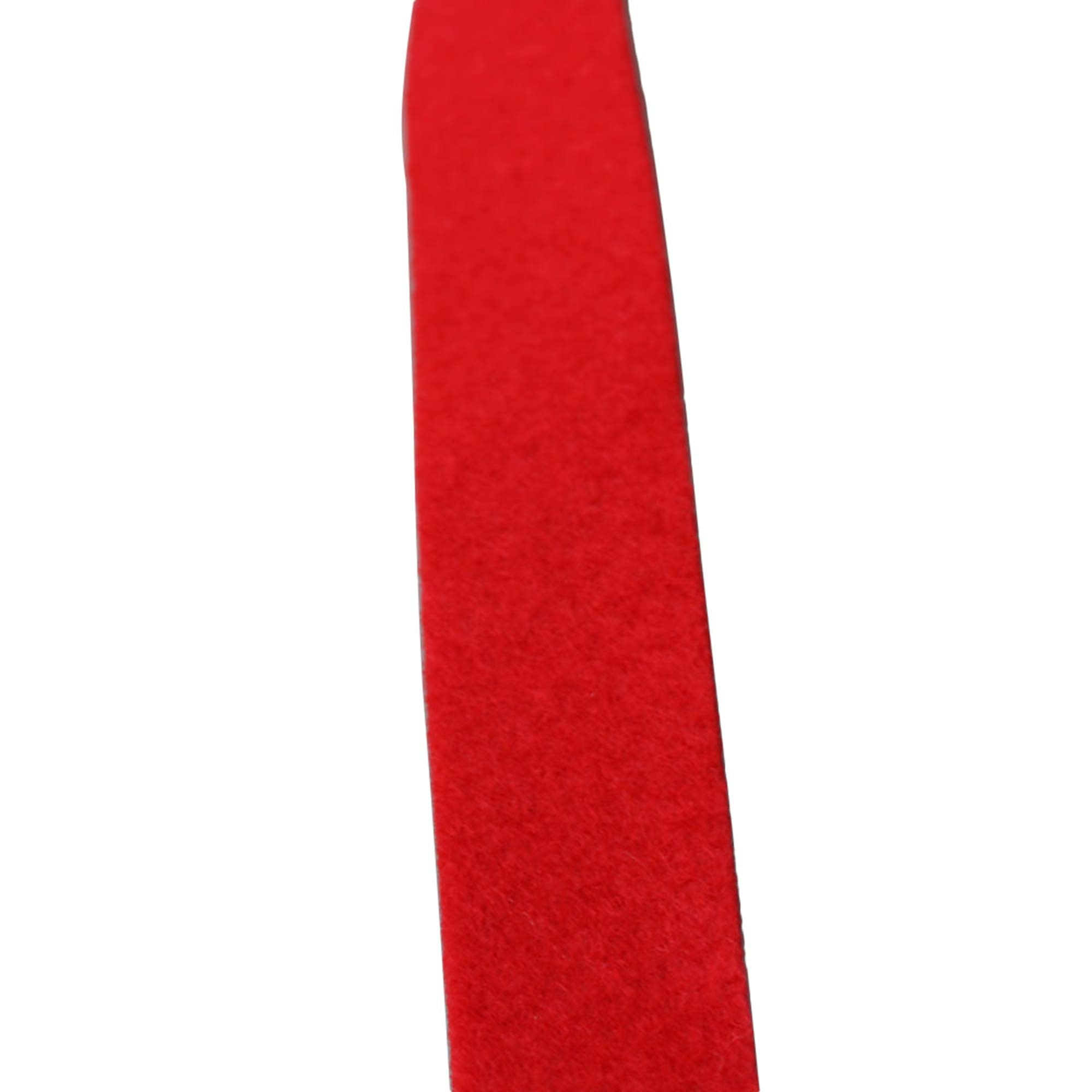 Rails de rechange en feutre pour piano - 130 x 1,9 cm - Rouge et blanc