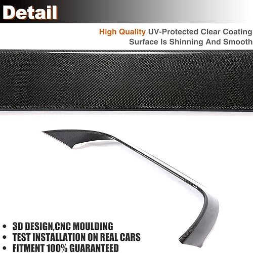 Miniatura 6 de Alerón de maletero de fibra de carbono para BMW Serie Z Z4 G29 M40i Convertible 2 puertas 2019-2020 salida de fábrica CF, tapa trasera de maletero