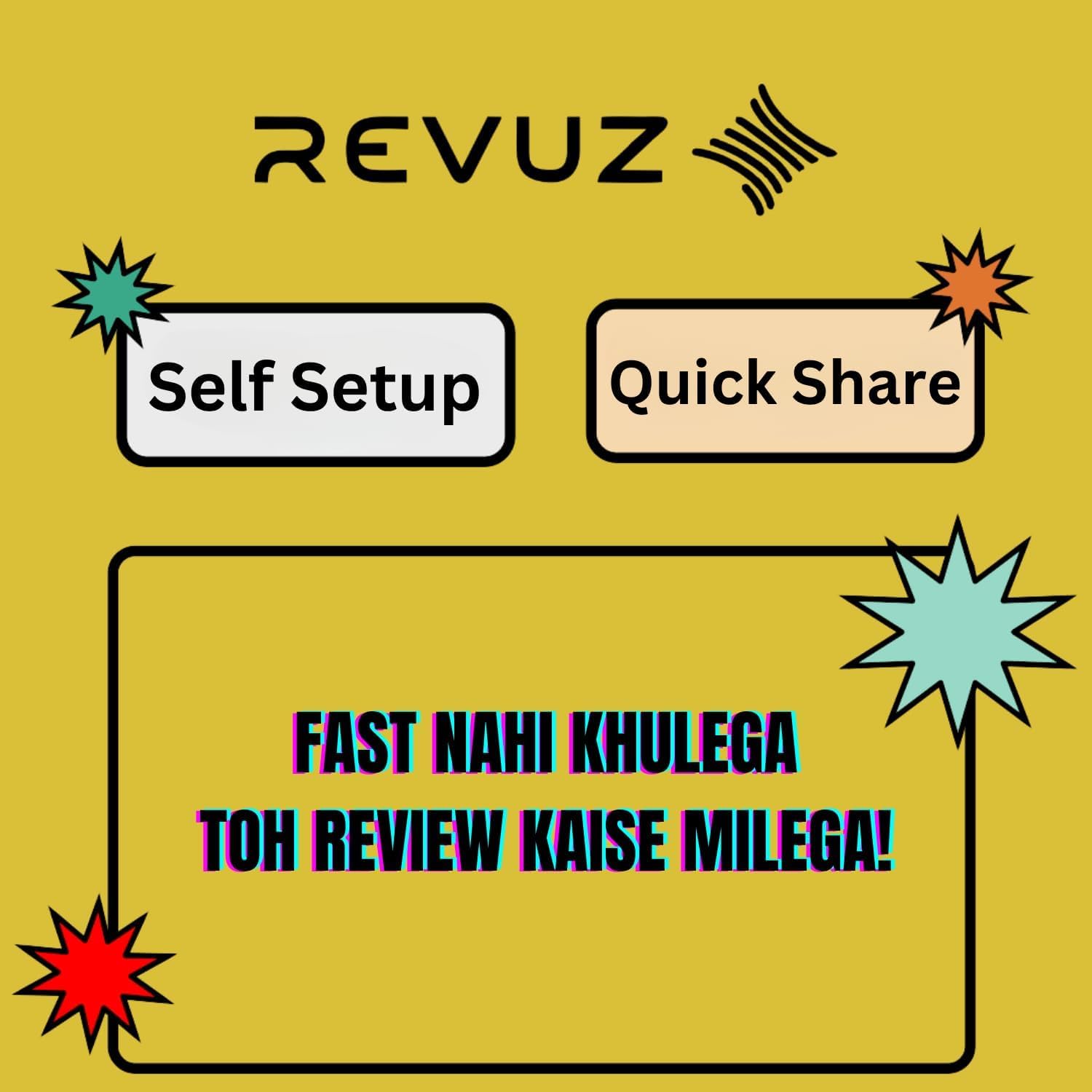 REVUZ Online Review Card with Wooden Display Stand - NFC tap or QR Code scan - for Boosting 5-Star Ratings (White) 3