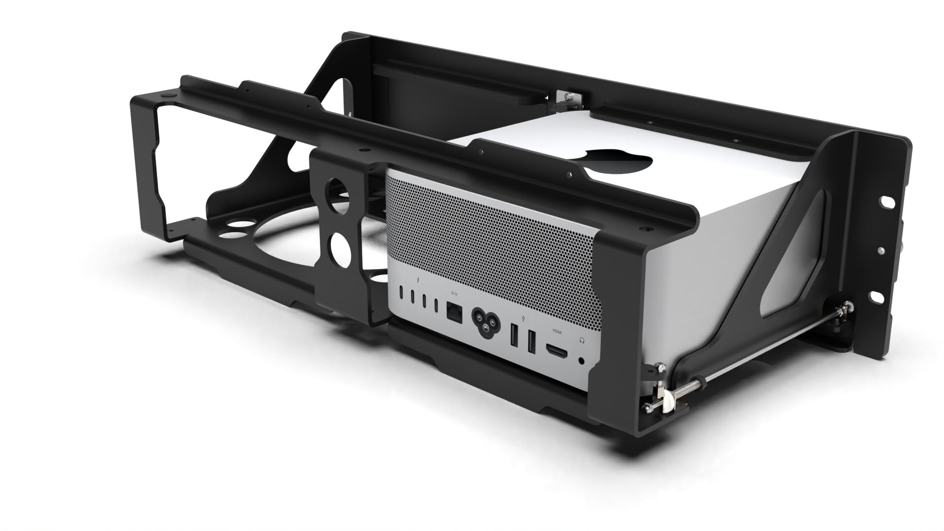MAC - Soporte para rack de Mac (19 pulgadas, 3U para 1 o 2 estudios)