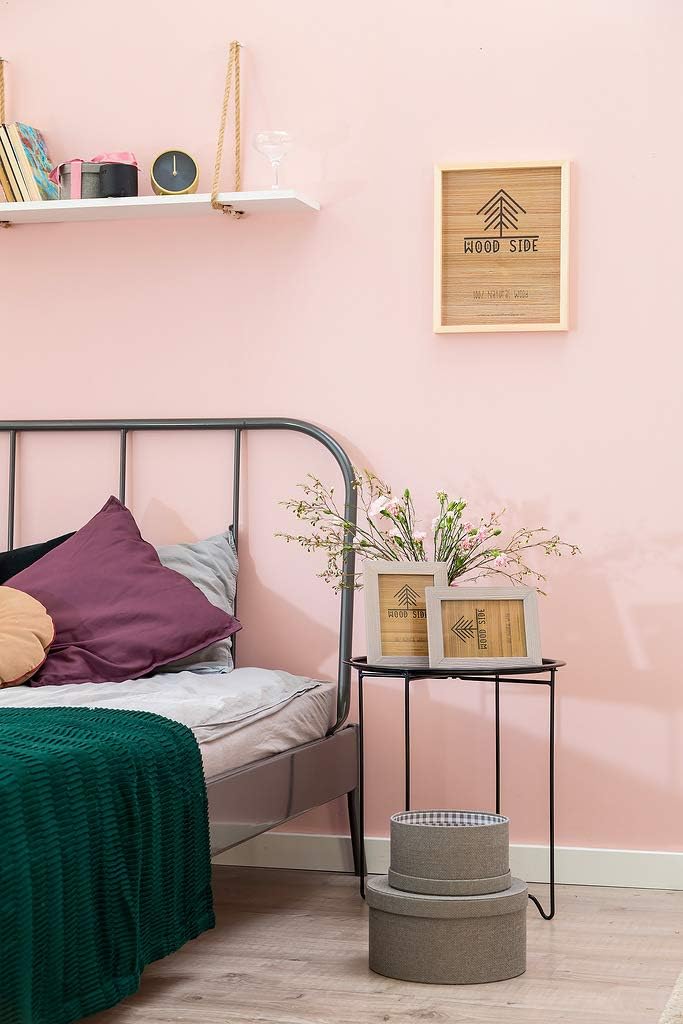 Wood Side Wooden Picture Frame 12x16-100% Natural Eco Unfinished Solid Pine Wood with Thick Borders for Wall Mounting Photo Frame