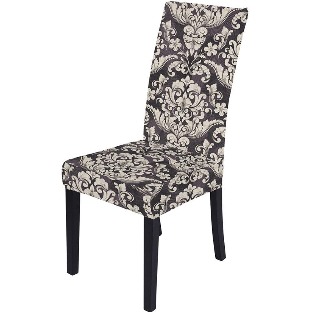 Coprisedia Elasticizzati Con Schienale 2 Pezzi - Spandex, Barocco Beige/rosso, Lavabile, Universali - 5
