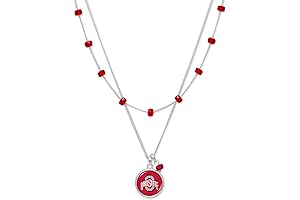 Ohio State Buckeyes Necklace with Real Buckeyes