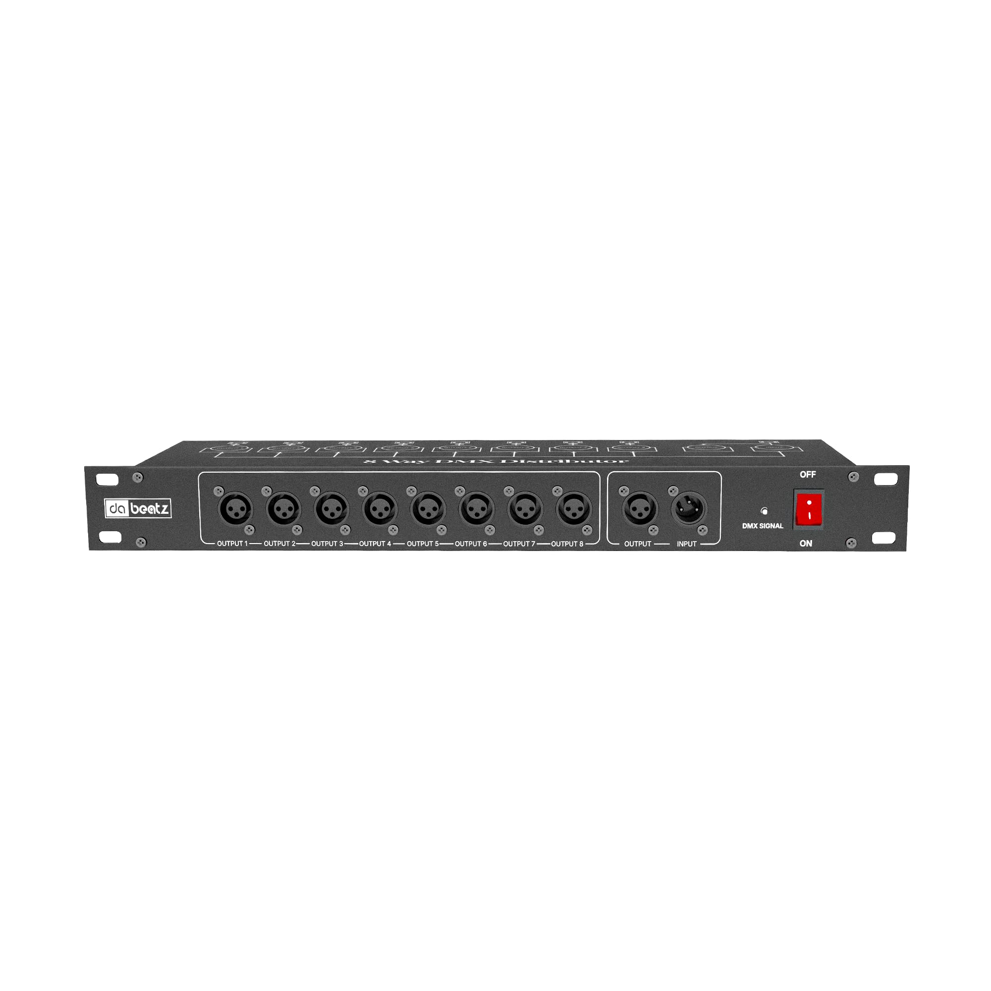 DaBeatz DMX 512 Professional 8 Way DMX Splitter 8 Channel Optically Isolated DMX Signal Distributor Booster/Splitter For Stage Lighting, stage equipment dmx512 signal amplifier splitter for lighting-image-33