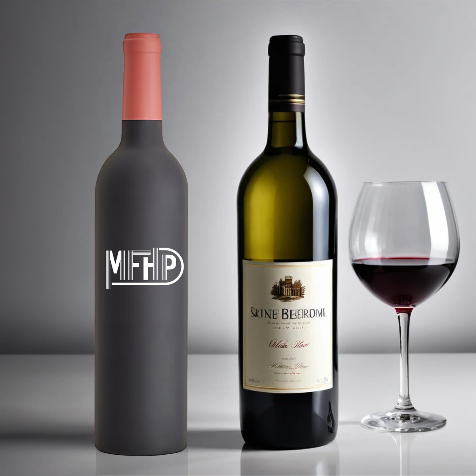 Abridor de vino elegante Estuche - Regalo original - Sacacorchos con corta cápsulas, anillo de goteo, vertedor y tapón de vino