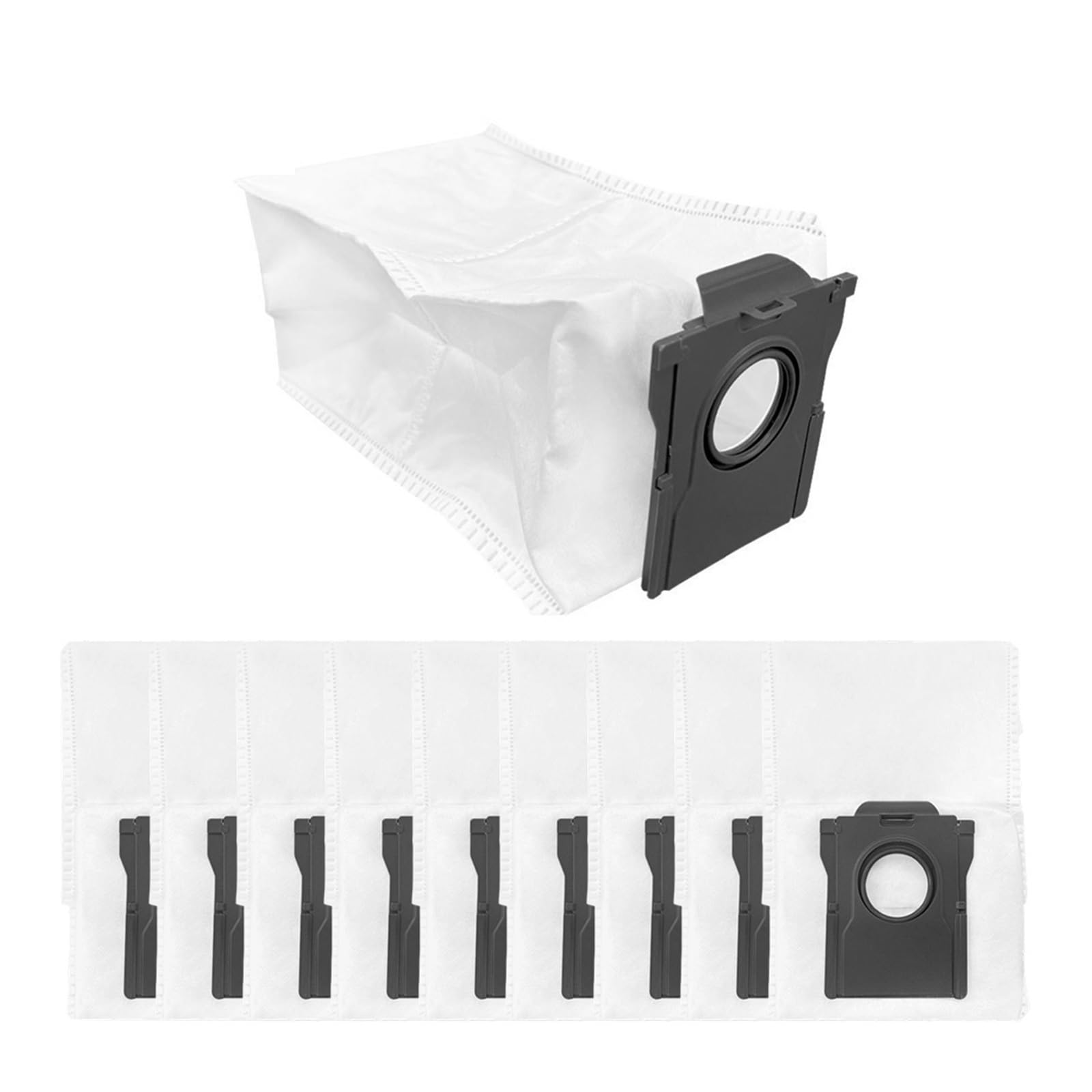 Kvcccss Set2 Large 3 5 Litres Disposable Vacuum Bags ，Compatible For Conga，X100 With Meltblown Fibres Filter Pack Of 4 Or 10(Set2)