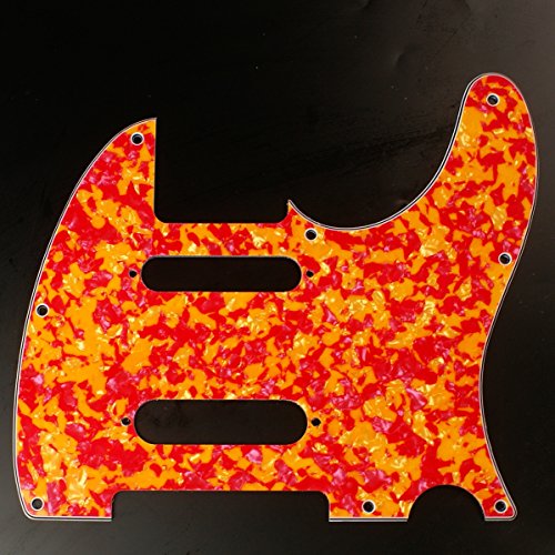 Custom Guitar Pickguard For Nashville Tele style,4Ply Gorgeous Agate Celluloid