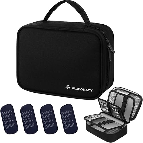 best insulin cooler bag: Glucoracy Large Case