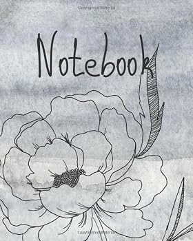 Notebook : Lined Journal - Flower Diary - College Ruled Line Paper - 8x10 Inches