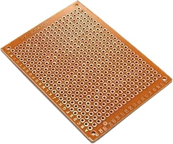 ShillehTek Prototype Paper Copper PCB Universal Experiment Matrix Circuit Board 5x7cm (3pcs) for Arduino and Raspberry Pi Projects, DIY Electronics, and Breadboard-Compatible Prototyping