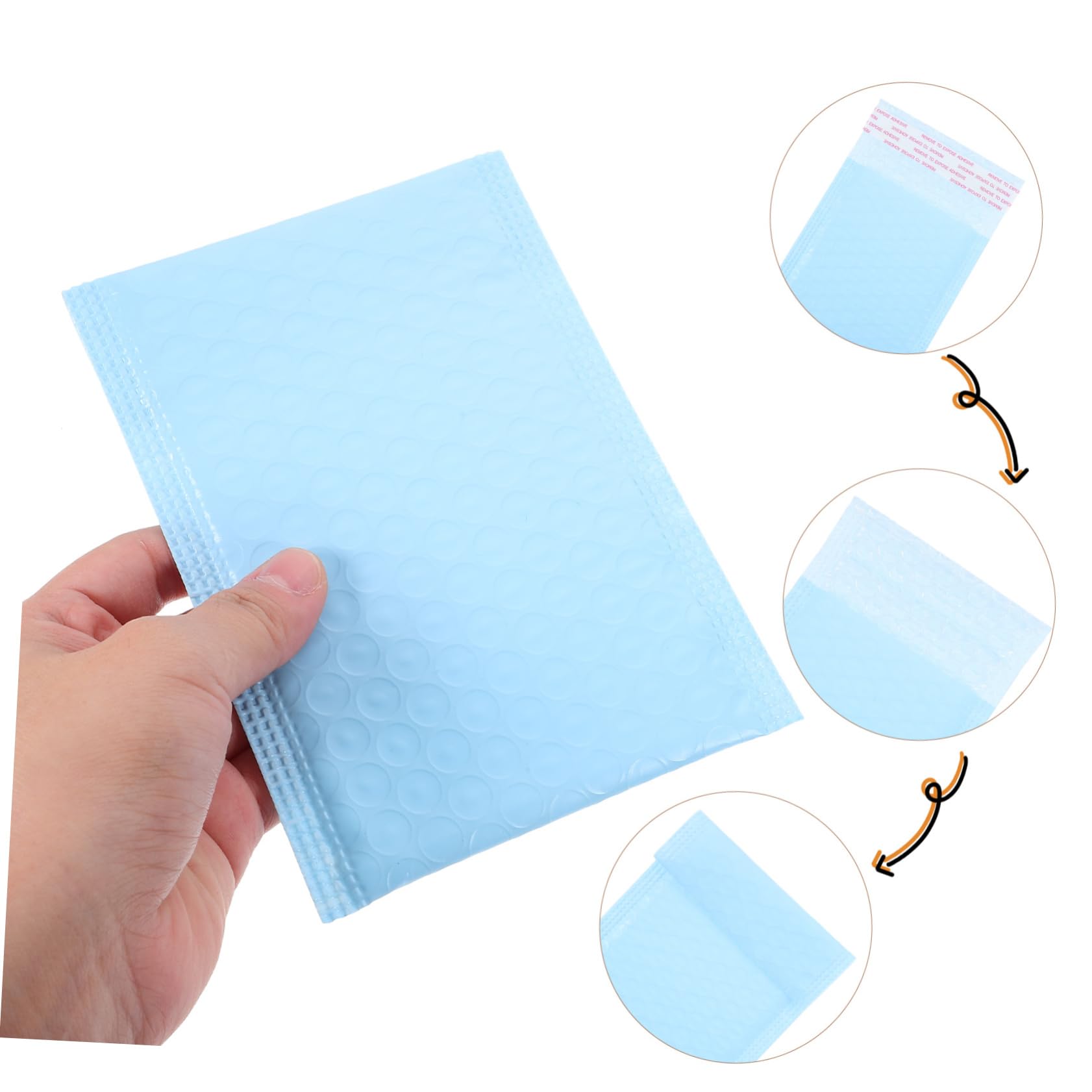 Buste per Spedizioni Vestiti 100 Pezzi in Pe Chiusura Adesiva | Sciarpe e T-shirt, Tenuta Sigillante Elevata, Design Unico, Formato Pratico per Invii e Imballo