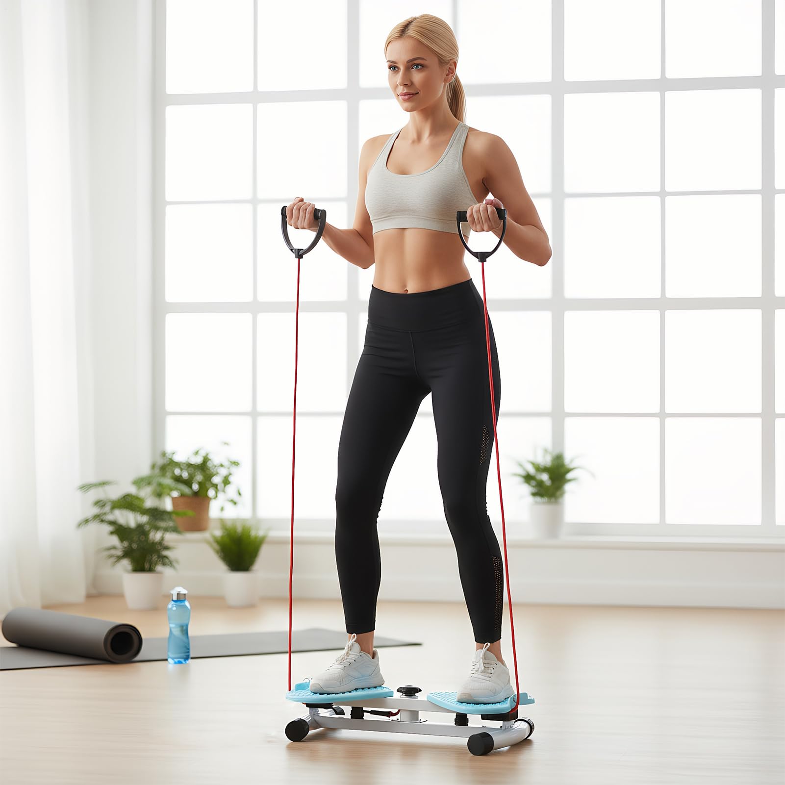 Ab Twist Board do ćwiczeń, antypoślizgowe, bezgłośne narzędzie fitness, deska do skręcania talii - na siłownię trening brzucha kobiety mężczyźni przyjaciele rodzina