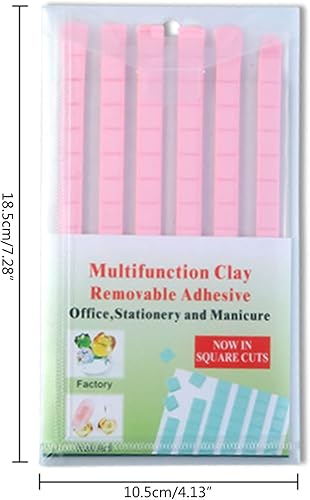 Miniatura 7 de Masilla adhesiva reutilizable para uñas, 96 unidades, masilla adhesiva extraíble para pósteres de arte de uñas, marcos de fotos