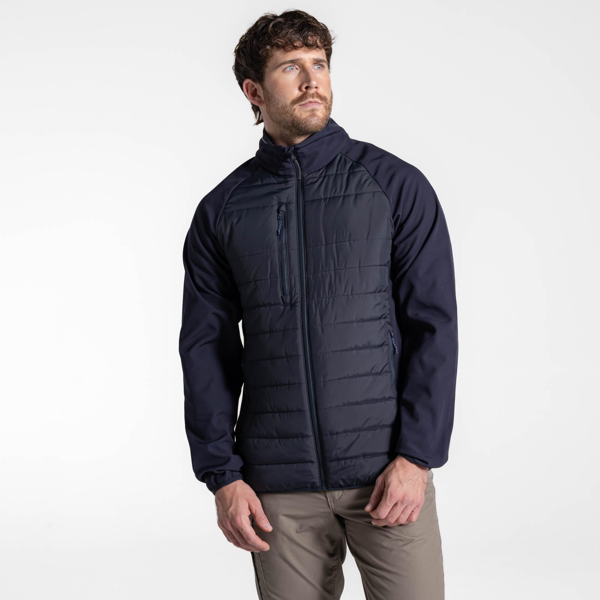 Craghoppers Expert Mens Compress Lite Hybrid Jacket Water Repellent Work Coat
