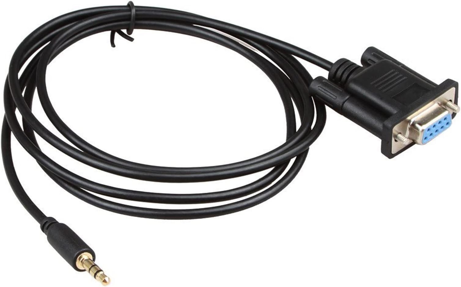 DB9Pin Female to DC3.5mm Serial Cable-6 Feet Black