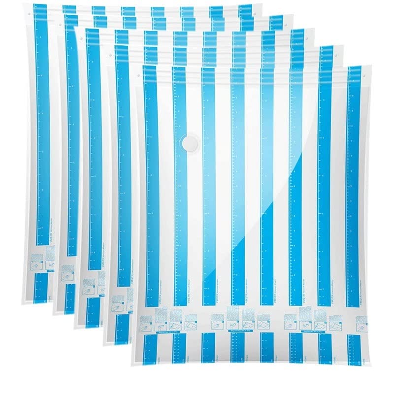 Oszczędność miejsca, zapieczętowane torby Worki próżniowe do przechowywania ubrań, koców i poduszek, różne rozmiary, 1, 3, 5 szt.(5pcs-100x80cm)